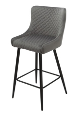 Talia Grey Bar Stool