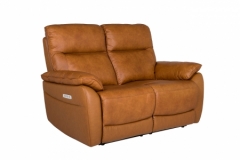 Nerano Tan 2 Seater Static Sofa