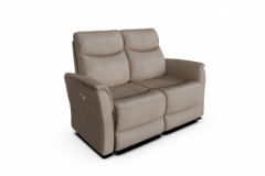 Mortimer Taupe 2 Seater Electric Recliner Sofa