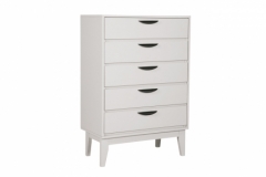 Luna Taupe 5 Drawer Chest