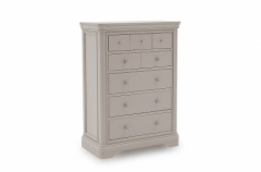 Mabel Taupe 8 Drawer Chest