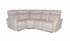 Mortimer Taupe Electric Recliner Corner Group