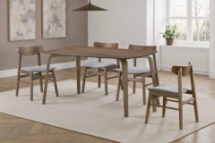 Addison Walnut Rectangular Dining Table