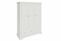 Mabel White 3 Door Wardrobe