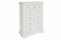 Mabel White 8 Drawer Chest