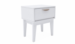 Luna White Bedside Locker