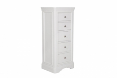 Mabel White Tall Chest